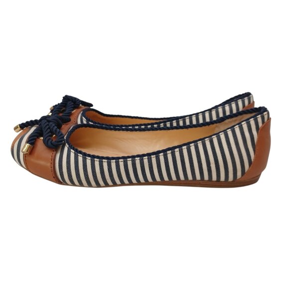 Gianni Bini Shoes Nautical Stripe Slip On Sawyer Casual Ballet Style Flats Sz 9 - Picture 16 of 16